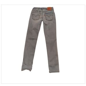 Levis Girls 711 Skinny Jeans Size 12 Regular Light Wash Low Rise School Preppy